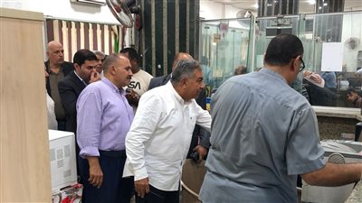 محافظ الدقهلية يتفقد سير العمل بالمركز التكنولوجي بميت غمر