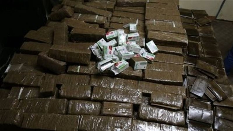 ضبط تاجر حشيش بالجيزة،