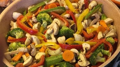 طريقة عمل الخضار السوتيه، وجبة صحية ولذيذة