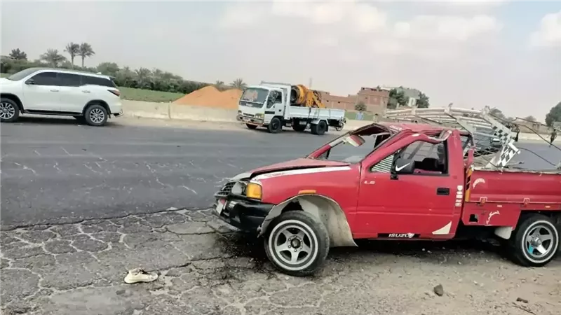 حادث انقلاب سيارة،