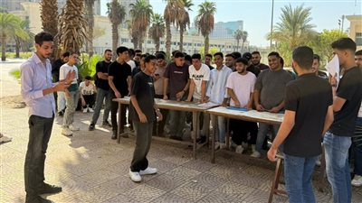 بدء الكشف الطبي للطلاب المستجدين بجامعة حلوان التكنولوجية الدولية