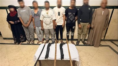 ضبط المتهمين في مشاجرة بالأسلحة النارية وإصابة سيدتين بسوهاج