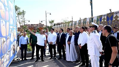 رئيس الوزراء يفتتح المحور المروري الجديد لمدخل شبين الكوم