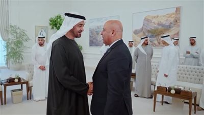 رئيس دولة الإمارات يستقبل الوزراء المشاركين في 