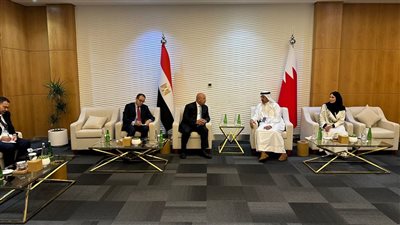 كامل الوزير يلتقي وزير النقل والاتصالات البحريني