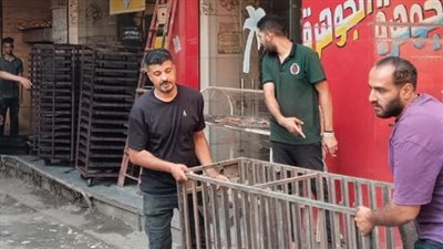 حملات لرفع الإشغالات وتحسين كفاءة النظافة بشوارع الجيزة