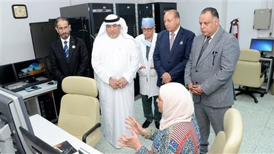 وفد سعودي يتفقد كليات ومستشفيات جامعة المنصورة 