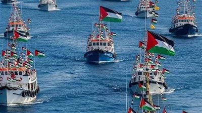جيش الاحتلال الإسرائيلي ينفي دخول سفن أسطول الصمود للمياه الإقليمية قبالة غزة