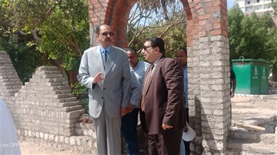 محافظ سوهاج يتفقد أعمال تطوير ورفع كفاءة منتزه المحطة بطهطا