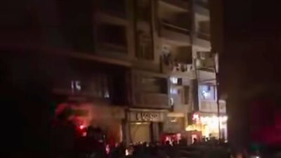 السيطرة على حريق مطعم شهير بالمحلة