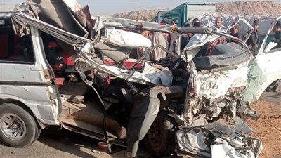 مصرع 4 وإصابة 19 آخرين فى حوادث مرورية بالأوسطي وصحراوي الفيوم 
