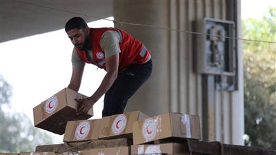 الهلال الأحمر يرفع درجة الاستعداد إلى القصوى لمواجهة ارتفاع منسوب النيل بالمنوفية (صور)