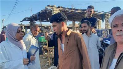مديرية الطب البيطري بالإسماعيلية تواصل أعمال التقصي الإكلينيكي بسوق الماشية