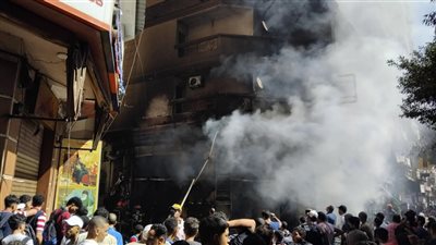 إصابة شخصين في حريق بـ زنقة الستات بالإسكندرية 