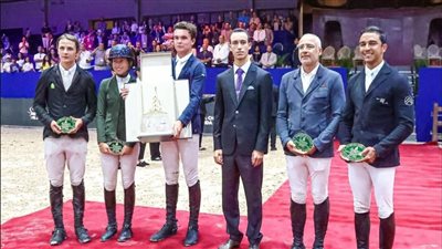 إنجاز جديد للفروسية المصرية، طاهر زيادة يحصل على برونزية جولة الملكية المغربية