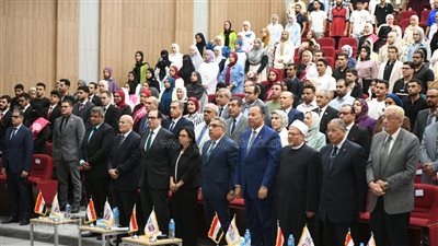 محافظ الدقهلية يشارك في ندوة جامعة المنصورة بمناسبة ذكرى انتصارات أكتوبر (صور)