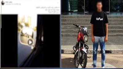 القبض على بلطجي طارد قائد سيارة في أكتوبر