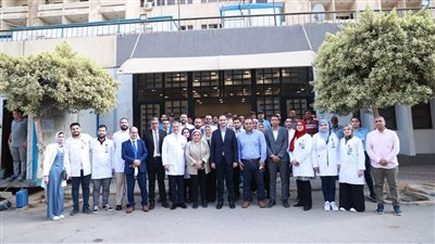 نائب وزير الصحة يتفقد سير العمل بمستشفيات المنصورة