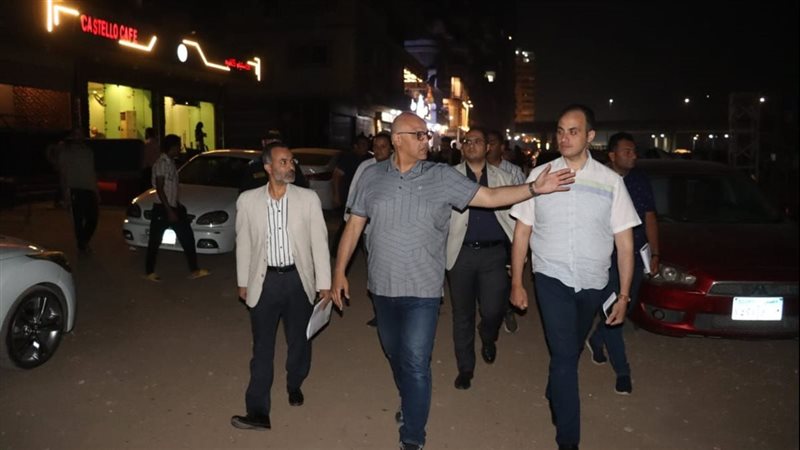 محافظ القليوبية خلال