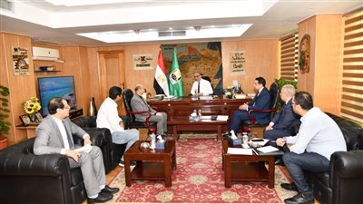 محافظ الفيوم يبحث توفير القدرات الكهربائية لتشغيل مشروعات خدمية بمنطقة دمو