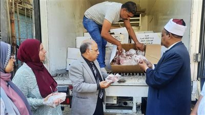 محافظ الجيزة: توزيع 2 طن لحوم أضاحي على الأسر الأولى بالرعاية