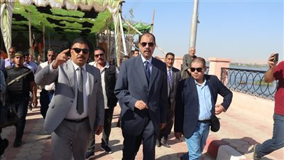 افتتاح محطة رفع صرف صحي السماكين بالمنشأة في سوهاج 