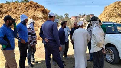 البحيرة تواصل جهودها لمواجهة ظاهرة حرق قش الأرز وحماية البيئة