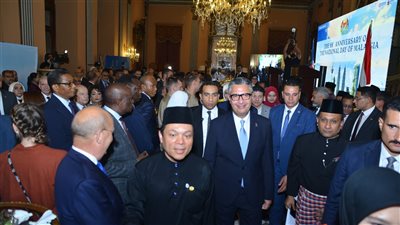 وزير التموين يشارك في احتفالية سفارة ماليزيا باليوم الوطني