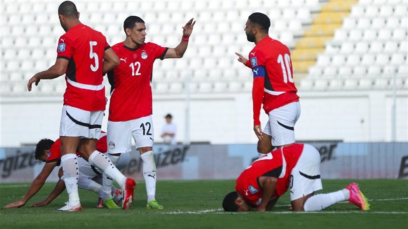 فرحة لاعبي منتخب