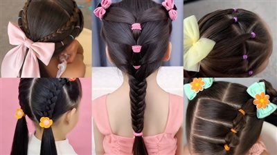 6 تسريحات ممنوعة في المدارس حفاظا على شعر طفلتك 