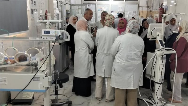 مدير صحة الجيزة يتفقد