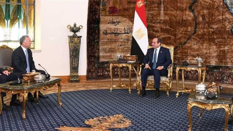 الرئيس السيسي يستقبل