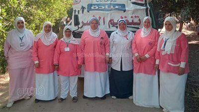 3900 خدمة طبية مجانية لأهالي قرية شاويش ببني سويف