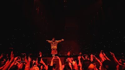 عايز يخطفها، هجوم مفاجئ لمعجب على فنانة عالمية خلال حفل بميامي (فيديو)