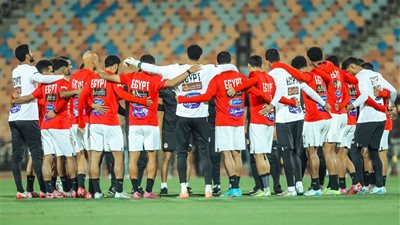 منتخب مصر ينهي استعداداته لمواجهة غينيا بيساو في ختام تصفيات المونديال (صور)