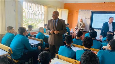 وكيل وزارة التعليم بالدقهلية في جولة ميدانية لمتابعة مدارس إدارة السنبلاوين