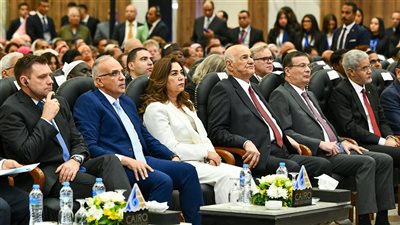 وزيرة التنمية المحلية تشارك في أسبوع القاهرة الثامن للمياه