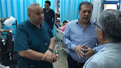 محافظ الدقهلية يتفقد مستشفى المنصورة الدولي 