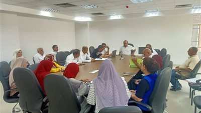 صحة الوادي الجديد تبحث خطط التطوير المستمر لجودة الخدمات الطبية المقدمة للمواطنين 