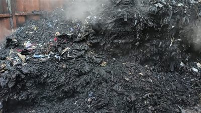 اندلاع حريق داخل مصنع قطن في قليوب (صور) 