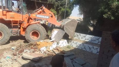 إزالة تعديات على 25 ألف متر بالبدرشين ضمن الموجة 27 لاسترداد أراضي الدولة