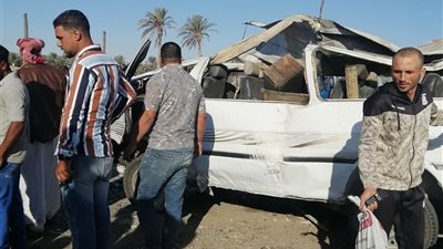 إصابة 8 أشخاص في حادث تصادم بصحراوي الإسكندرية