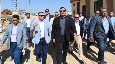 تفاصيل مشروع الصرف الصحي بالقرى والتوسعات بمحطة المعالجة بمركز أبوتيج