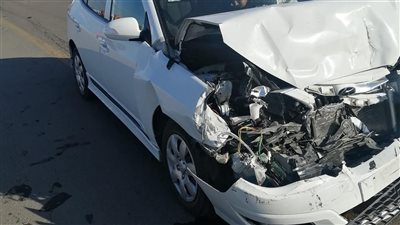 إصابة 8 أشخاص في تصادم ميكروباص وسيارة ملاكي بمحور العصار بشبرا الخيمة