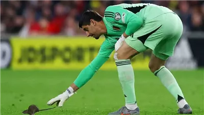 لحظة مطاردة كورتوا لـ