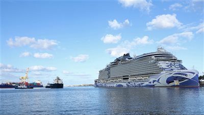 ميناء الإسكندرية يستقبل 14 ألف راكب على متن السفينة السياحية Norwegian Viva
