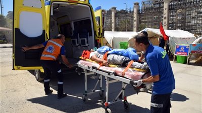 مركز البحث والإنقاذ بوزارة الدفاع ينفذ التجربة 