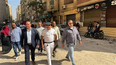 حملة لرفع إشغالات وتعديات الباعة والمحال التجارية بشارع سليم بفيصل 