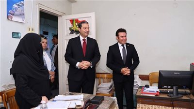 محافظ دمياط يتفقد مبنى مديرية الشباب والرياضة ويتابع أعمال إنشاء نادي سيتي كلوب