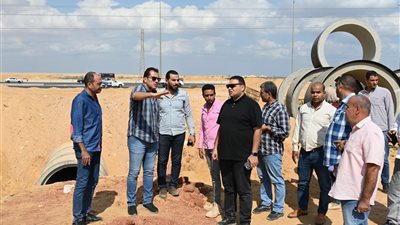 جولة لرئيس جهاز العاشر لمتابعة مشروعات المرافق وتطوير المناطق الصناعية
